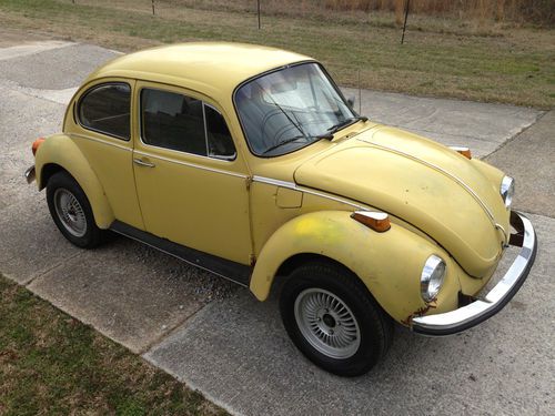 Vintage 1973 volkswagen vw super beetle bug all origional *rat rod ratrod*