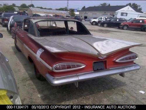 1959 chevrolet impala coupe, highly sought after, very valuable car