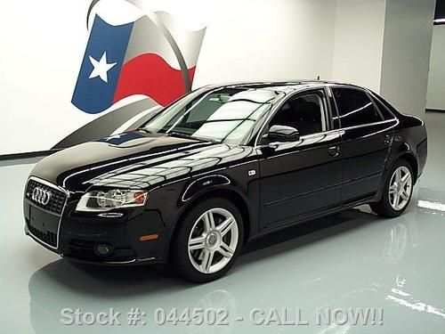 2008 audi a4 2.0t turbocharged  blk on blk sunroof 73k texas direct auto