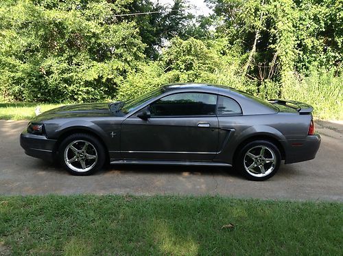 2003 3.8l ford mustang - mineral grey, automatic, cobra wheels, tint, and extras
