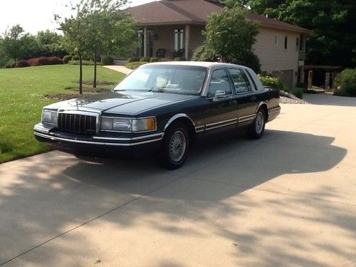 1992 lincoln town car, jack nicklaus edition