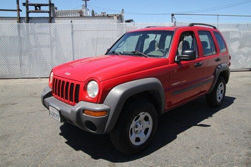 2002 jeep liberty sport 2wd clean automatic 6 cylinder no reserve