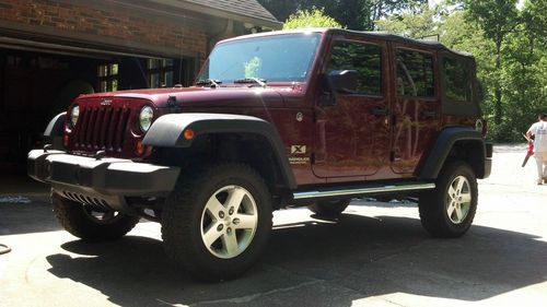 2008 jeep wrangler unlimited x sport utility 4-door 3.8l