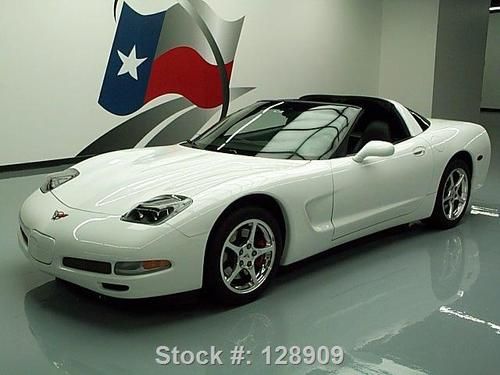 2000 chevy corvette 5.7l v8 automatic arctic white 45k texas direct auto