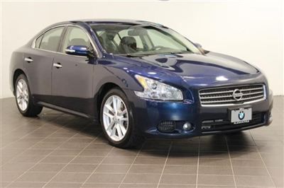 2009 nissan maxima navy blue automatic leather moonroof