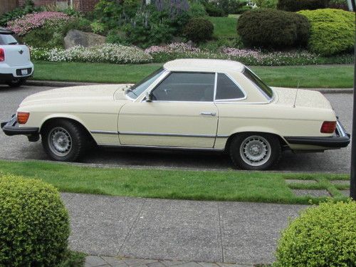 1981 mercedes-benz 380sl convertible w/ hard top - 92k miles - great condition