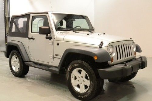 2011 jeep wrangler sport 2dr 4wd 3.8l v6 soft top automatic clean carfax 1 owner