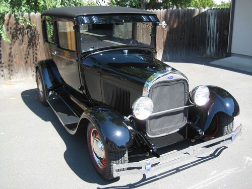 One of the nicest 1929 ford model a 2-door sedan, resto rod, street rods, "look"