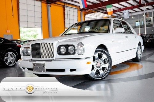02 bentley arnage red label 27k sunroof pdc rear-trays chrome-whls heated-memory