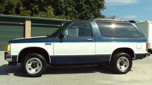 1987 chevrolet s10 blazer base sport utility 2-door 2.8l
