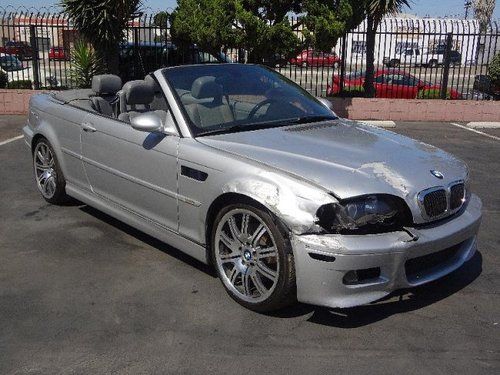 2002 bmw m3 convertible damaged salvage runs! perfect summer car wont last l@@k!