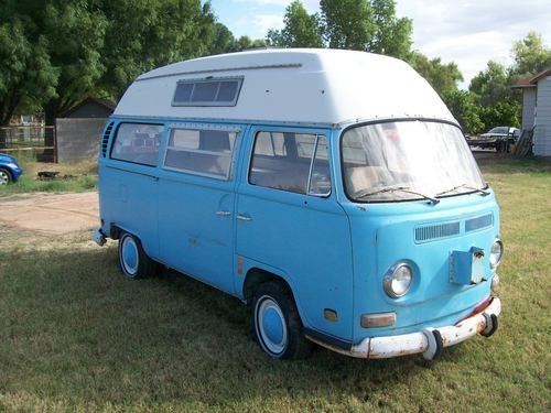 1970 vw volkswagen bus kombi hightop camper westfalia sundial rust free 68 69 71