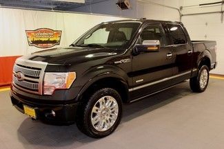 2011 black platinum f150 ecoboost 4x4 sunroof navigation camera shortbox leather