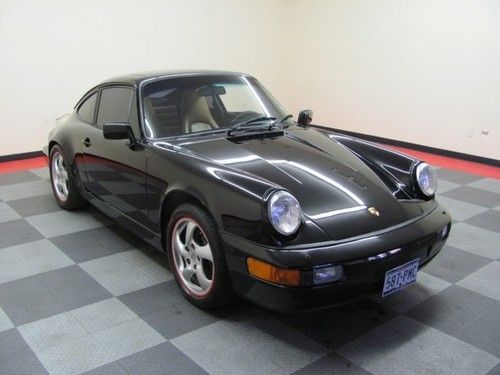 1990 porsche 911 coupe! black on tan! priced to move!!