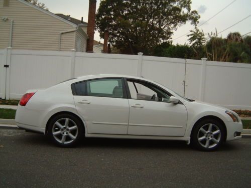Find Used 2004 Nissan Maxima Se Leather Moonroof Pearl White