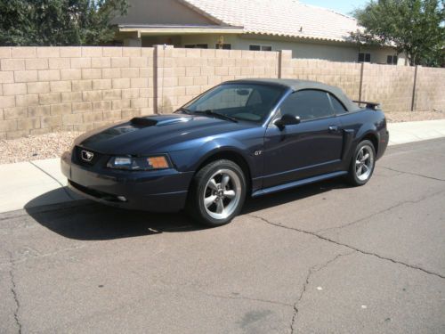 2002 ford mustang gt low miles one owner convertible auto l00k clear tltle ready