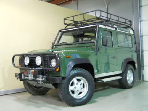 1-owner! low miles! air condition! rare defender 90! automatic! luggage rack!