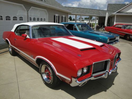 1972 olds 442 convertible (loaded) has it all hot-rod have paper work