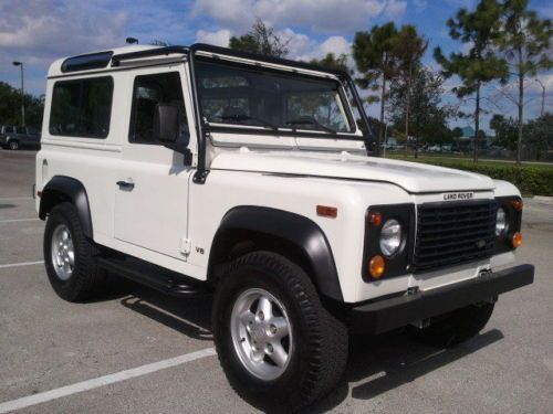 1995 land rover defender 90 nas station wagon, one of only 500 made
