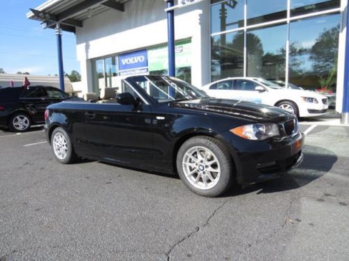 2011 bmw 128i convertible premium package/power top/leather seats/walnutwoodtrim