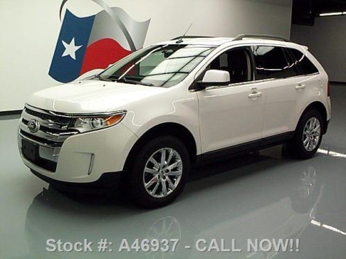 2011 ford edge limited heated leather rear cam 57k mi!! texas direct auto