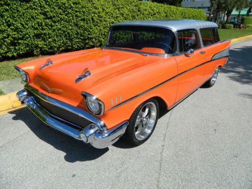 1957 chevrolet bel air nomad vintage a/c power steering brakes 350 automatic