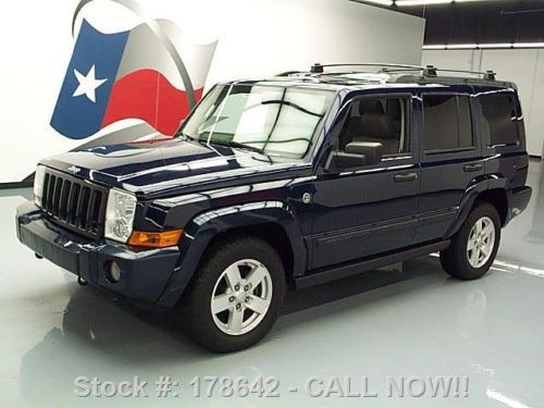 2006 jeep commander 4x4 7-pass sunroof htd leather 68k texas direct auto