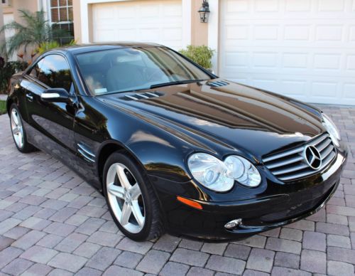 2005 mercedes sl500 automatic low miles leather interior convertible no reserve