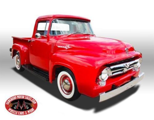 1956 ford f100 custom pick up gorgeous show truck 351