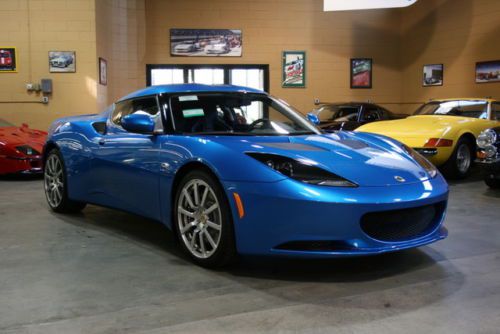 2011 evora 2+2 - laser blue - 6 miles from new! - factory warranty...