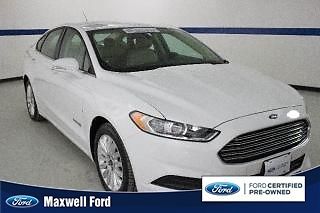 13 ford fusion 4dr sdn se hybrid great gas saver ford certified pre owned
