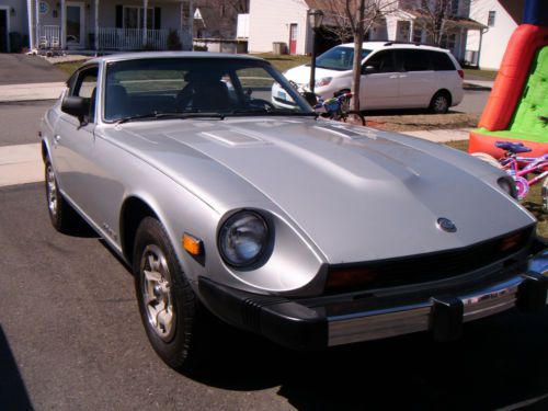 1977 datsun 280z original rust free car silver w/black int. 80k 6cyl 4sd std