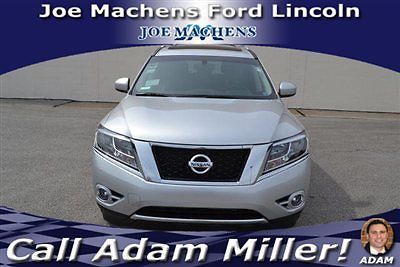 2014 nissan pathfinder sl leather back up camera 3rd row one owner sunroof