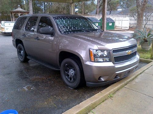 2011 chevrolet tahoe police package with leather interior