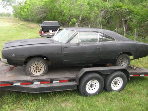 1968 dodge charger rt project car real deal