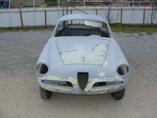 1958 alfa romeo 750 giulietta sprint normale project