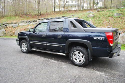 Find Used 2004 Chevy Avalanche Z71 4wd Navy Blue Leather