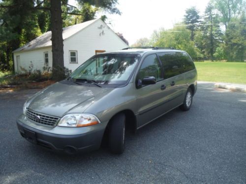 2001 ford windstar lx mini passenger van low miles one owner clean carfax nice