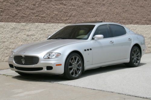 07 quattroporte bose xenons 19&#034; duoselect f1 4.2l moonroof low miles serviced!