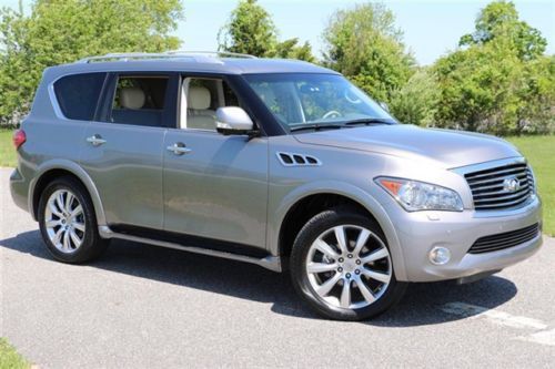 2013 infiniti qx56 awd for sale~5,500 miles~1 owner~theater~22&#034; rims~loaded~a++