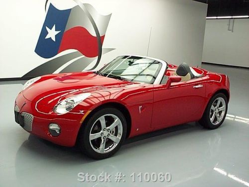 2007 pontiac solstice convertible automatic leather 29k texas direct auto