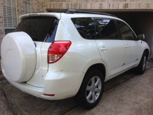 Find used 2006 Toyota RAV4 Limited V6 in Pearl White w ...