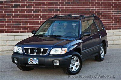 02 forester l awd automatic wagon 1 owner abs power options roof rack clean