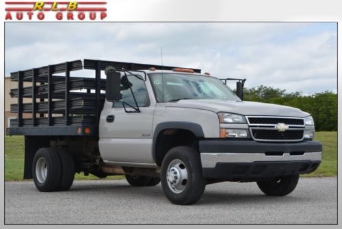 2006 silverado 3500 ls stake bed one owner! low low miles! the one to own!