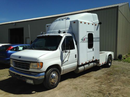 Unique ford custom toter baby semi rv e450 cab chassis truck 7.3 turbo diesel