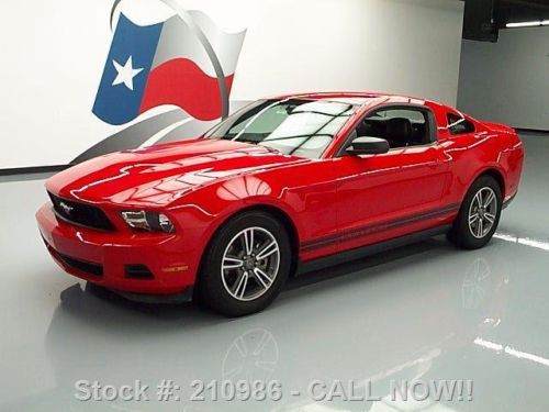 2012 ford mustang v6 premium automatic leather only 40k texas direct auto