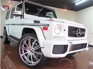 2013 white g63 amg 4matic sport utility 4d!