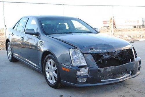 08 cadillac sts luxury damaged rebuilder loaded priced to sell signature series!