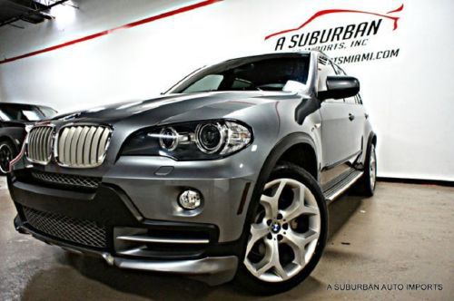 2008 bmw x5 4.8i aero kit  sport package 20&#034; wheels running boards clean carfax