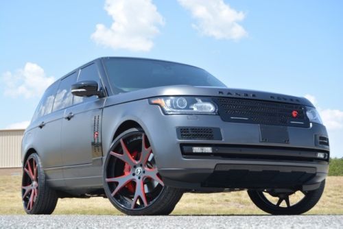 2013 range rover supercharged all custom $30,000 in extras! ready for export!